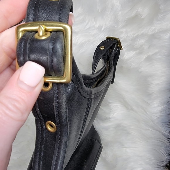 Vintage Coach black leather bucket bag - Picture 6 of 6